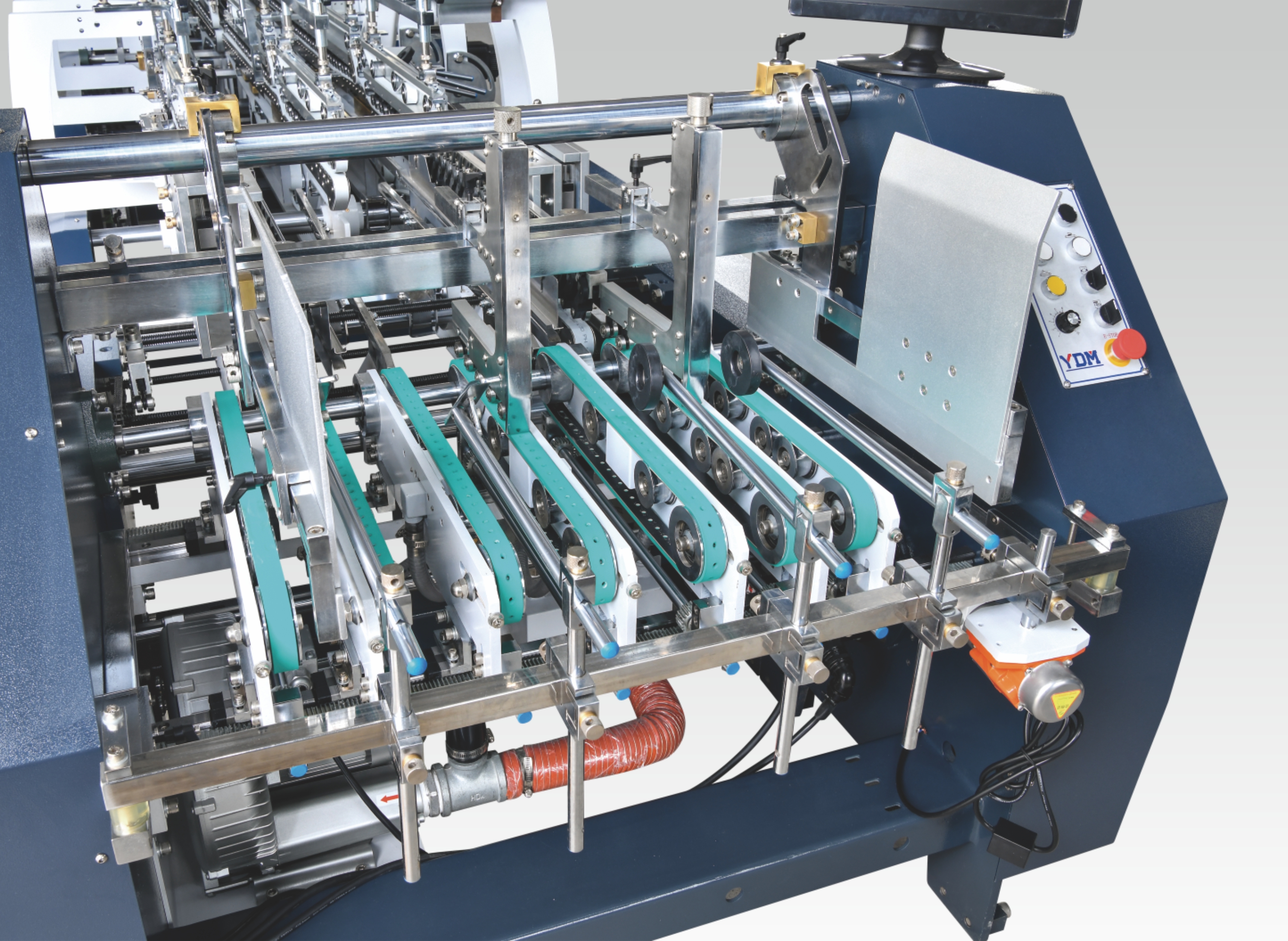 1lock bottom box gluing machine